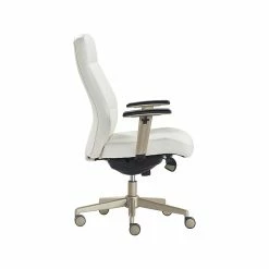 La-Z-Boy Baylor Ergonomic Faux Leather Swivel Executive Chair, White (CHR10085A) -Office Chairs Shop unnamed file 2219