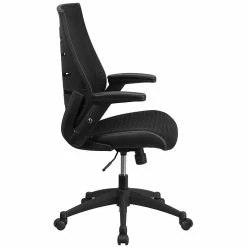 Flash Furniture Designer Mesh High Back Exec Swivel Office Chair W/Height Adj Flip-Up Arms, Black (BLZP809BK) -Office Chairs Shop unnamed file 2249