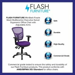 Flash Furniture Mesh Executive Chair, Purple (HL0001PUR) -Office Chairs Shop unnamed file 2253