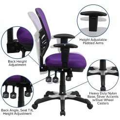 Flash Furniture Mesh Executive Chair, Purple (HL0001PUR) -Office Chairs Shop unnamed file 2255