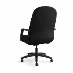 HON Pillow-Soft Executive High-Back Chair, Center-Tilt, Fixed Arms, Black Fabric -Office Chairs Shop unnamed file 2320
