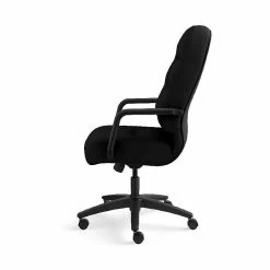 HON Pillow-Soft Executive High-Back Chair, Center-Tilt, Fixed Arms, Black Fabric -Office Chairs Shop unnamed file 2322