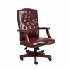 Boss Classic Vinyl Executive Oxblood Chair, Burgundy/Mahogany Finish Frame (B905-BY) -Office Chairs Shop unnamed file 2331