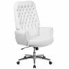 Flash Furniture High Back Traditional Tufted Leather Executive Swivel Chair With Arms (BT444WH) -Office Chairs Shop unnamed file 2343