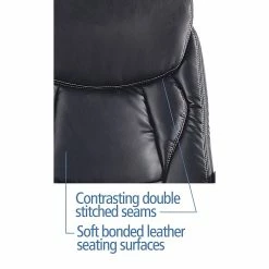 Serta Launtner Bonded Leather Executive Office Chair With Smart Layers Technology, Opportunity Gray/Black (44942A) -Office Chairs Shop unnamed file 2356