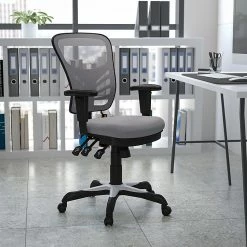 Flash Furniture Mesh Executive Chair, Gray (HL0001GY) 12 Flash Furniture Mesh Executive Chair, Gray (HL0001GY) -Office Chairs Shop unnamed file 2371