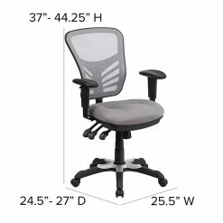 Flash Furniture Mesh Executive Chair, Gray (HL0001GY) 17 Flash Furniture Mesh Executive Chair, Gray (HL0001GY) -Office Chairs Shop unnamed file 2376