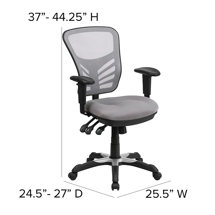 Flash Furniture Mesh Executive Chair, Gray (HL0001GY) 9 Flash Furniture Mesh Executive Chair, Gray (HL0001GY) - Image 7