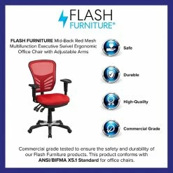 Flash Furniture Mesh Executive Chair, Red (HL0001RED) 14 Flash Furniture Mesh Executive Chair, Red (HL0001RED) -Office Chairs Shop unnamed file 2382