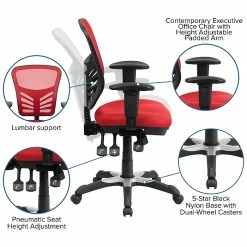 Flash Furniture Mesh Executive Chair, Red (HL0001RED) 16 Flash Furniture Mesh Executive Chair, Red (HL0001RED) -Office Chairs Shop unnamed file 2384