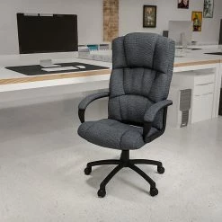 Flash Furniture High-Back Fabric Executive Chair, Fixed Arms, Gray -Office Chairs Shop unnamed file 2394