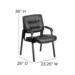 Flash Furniture LeatherSoft Executive Chair, Black (BT-1404-BKGY-GG) -Office Chairs Shop unnamed file 2413