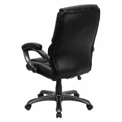 Flash Furniture 18 - 21.5''H High Back Leather Overstuffed Executive Office Chair, Black -Office Chairs Shop unnamed file 2429