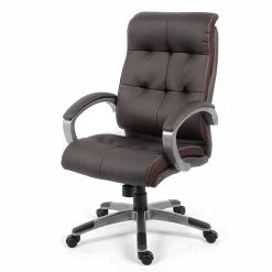 Boss Double Plush High Back Executive Chair, Brown (B8771P-BN) -Office Chairs Shop unnamed file 2434