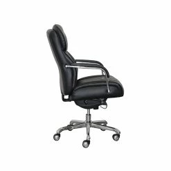 La-Z-Boy Sutherland Ergonomic Faux Leather Swivel Computer And Desk Chair, Black (CHR10048A) -Office Chairs Shop unnamed file 244