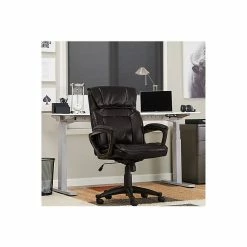 Serta Hannah I Bonded Leather Executive Chair, Black (43670F) -Office Chairs Shop unnamed file 2446