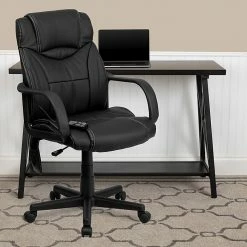 Flash Furniture High Back Leather Massaging Executive Office Chair, Black -Office Chairs Shop unnamed file 2448