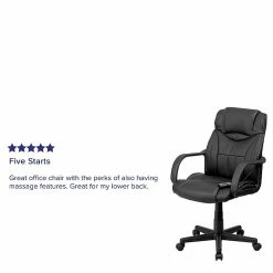 Flash Furniture High Back Leather Massaging Executive Office Chair, Black -Office Chairs Shop unnamed file 2451