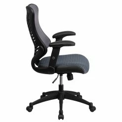 Flash Furniture Mesh/Fire-retardant Foam Executive Chair, Black/Designer Gray (BL-ZP-806-GY-GG) -Office Chairs Shop unnamed file 2473