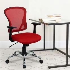 Flash Furniture Mid-Back Office Chair, Red 12 Flash Furniture Mid-Back Office Chair, Red -Office Chairs Shop unnamed file 2475