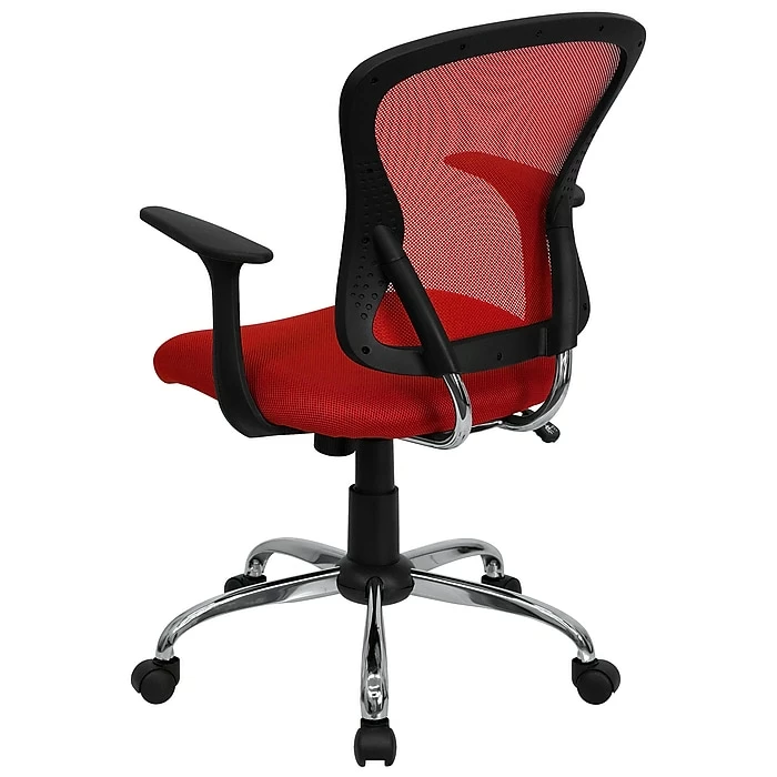 Flash Furniture Mid-Back Office Chair, Red 9 Flash Furniture Mid-Back Office Chair, Red - Image 7