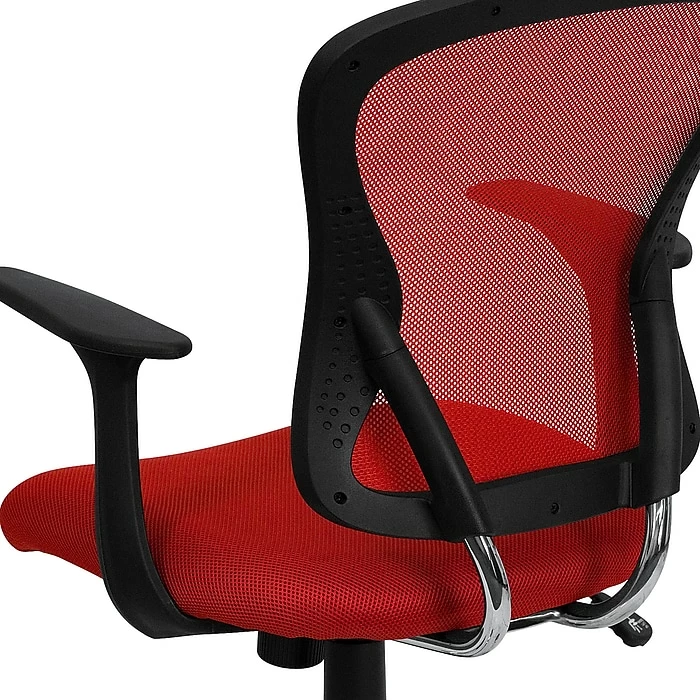 Flash Furniture Mid-Back Office Chair, Red 10 Flash Furniture Mid-Back Office Chair, Red - Image 8