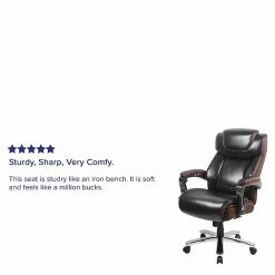Flash Furniture LeatherSoft Executive Office Chair, Brown (GO2223BN) -Office Chairs Shop unnamed file 2520