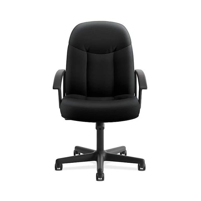 HON High-Back Executive Chair, Center-Tilt, Fixed Arms, Black Fabric (BSXVL601VA10) 4 HON High-Back Executive Chair, Center-Tilt, Fixed Arms, Black Fabric (BSXVL601VA10) - Image 2