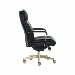 La-Z-Boy Melrose Ergonomic Bonded Leather Swivel Executive Chair, Black (CHR10084A) -Office Chairs Shop unnamed file 2532