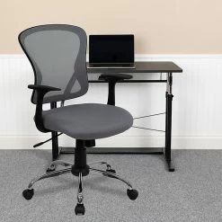 Flash Furniture Mid-Back Office Chair, Gray -Office Chairs Shop unnamed file 2547