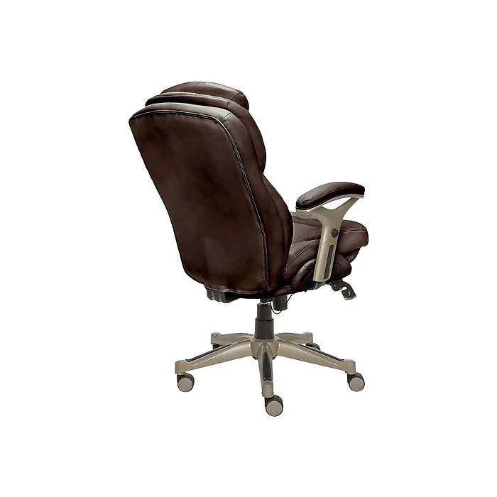 Serta Claremont Ergonomic Faux Leather Swivel Executive Chair With Back In Motion Technology, Chestnut (44186B) 7 Serta Claremont Ergonomic Faux Leather Swivel Executive Chair With Back In Motion Technology, Chestnut (44186B) - Image 5
