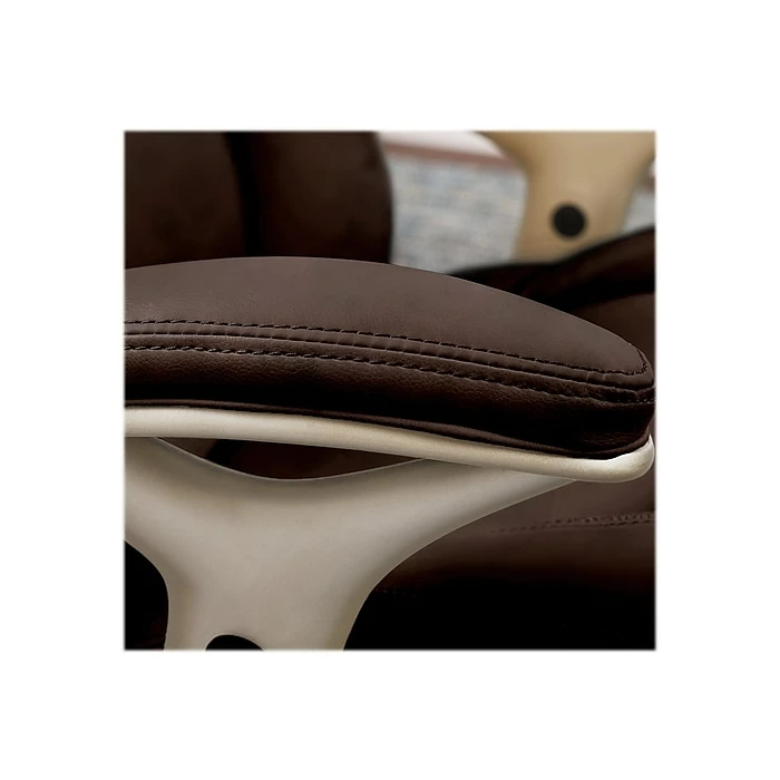 Serta Claremont Ergonomic Faux Leather Swivel Executive Chair With Back In Motion Technology, Chestnut (44186B) 9 Serta Claremont Ergonomic Faux Leather Swivel Executive Chair With Back In Motion Technology, Chestnut (44186B) - Image 7