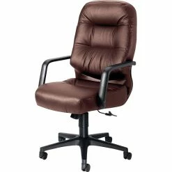 HON Pillow-Soft 2090 Executive/Office Chair, Leather, Burgundy, Seat: 22"W X 18 1/2"D, Back: 22"W X 25"H 8 HON Pillow-Soft 2090 Executive/Office Chair, Leather, Burgundy, Seat: 22"W X 18 1/2"D, Back: 22"W X 25"H -Office Chairs Shop unnamed file 2604