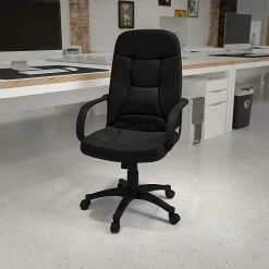 Flash Furniture Vinyl Executive Chair, Black (H8021-GG) -Office Chairs Shop unnamed file 2616