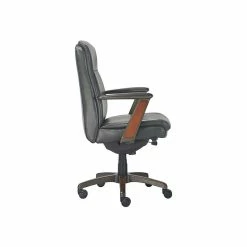 La-Z-Boy Dawson Ergonomic Faux Leather Swivel Executive Chair, Black (CHR10083B) -Office Chairs Shop unnamed file 2635