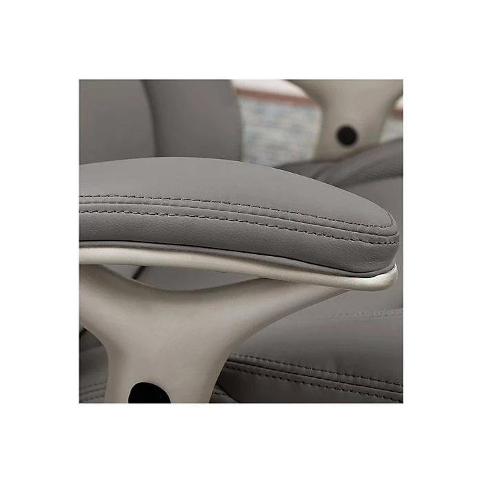 Serta Claremont Ergonomic Faux Leather Swivel Executive Chair With Back In Motion Technology, Gray (44186A) 9 Serta Claremont Ergonomic Faux Leather Swivel Executive Chair With Back In Motion Technology, Gray (44186A) - Image 7