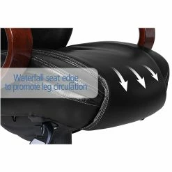 La-Z-Boy Hyland Ergonomic Bonded Leather Swivel Executive Chair, Black (45779A) -Office Chairs Shop unnamed file 2673