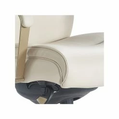 La-Z-Boy Melrose Ergonomic Bonded Leather Swivel Executive Chair, White (CHR10084B) -Office Chairs Shop unnamed file 2722