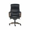 La-Z-Boy Greyson Ergonomic Bonded Leather Swivel Executive Chair, Black (CHR10086B)