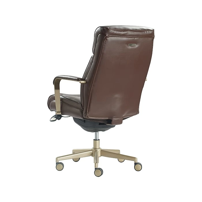 La-Z-Boy Melrose Ergonomic Bonded Leather Swivel Executive Chair, Brown (CHR10084C) 6 La-Z-Boy Melrose Ergonomic Bonded Leather Swivel Executive Chair, Brown (CHR10084C) - Image 4