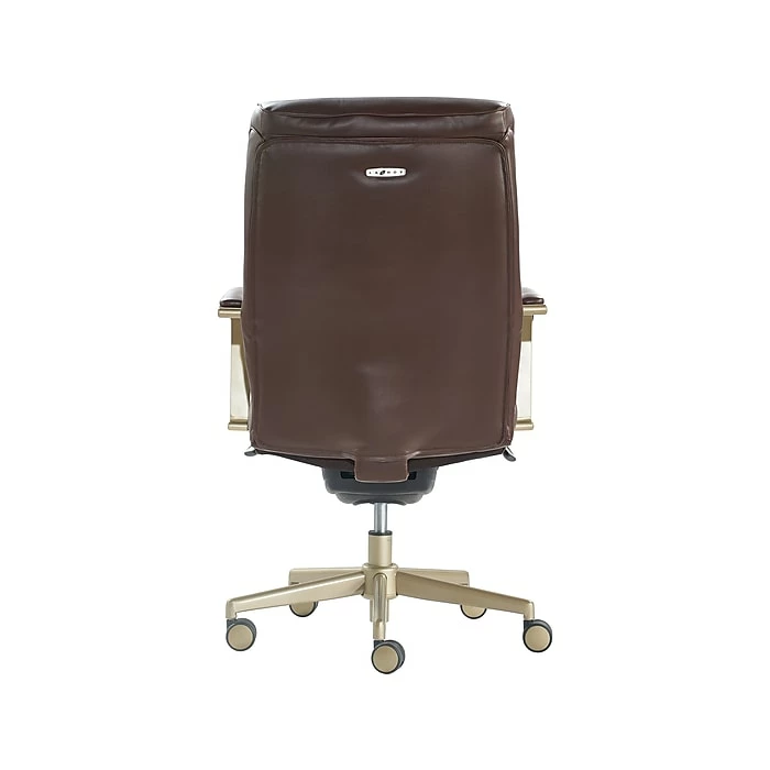 La-Z-Boy Melrose Ergonomic Bonded Leather Swivel Executive Chair, Brown (CHR10084C) 7 La-Z-Boy Melrose Ergonomic Bonded Leather Swivel Executive Chair, Brown (CHR10084C) - Image 5