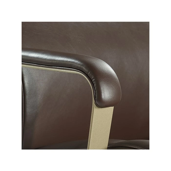 La-Z-Boy Melrose Ergonomic Bonded Leather Swivel Executive Chair, Brown (CHR10084C) 9 La-Z-Boy Melrose Ergonomic Bonded Leather Swivel Executive Chair, Brown (CHR10084C) - Image 7