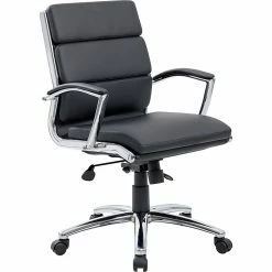 Boss CaresoftPlus Executive Series High Back Executive Chair With Metal Chrome Finish, Black (B9476-BK) -Office Chairs Shop unnamed file 2801