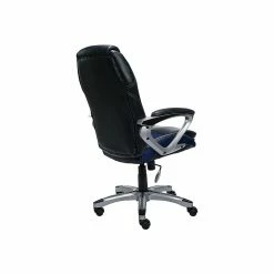 Serta Amplify Ergonomic Faux Leather Swivel Executive Chair, Blue (43673B) -Office Chairs Shop unnamed file 2813