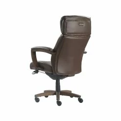 La-Z-Boy Greyson Ergonomic Bonded Leather Swivel Executive Chair, Brown (CHR10086C) -Office Chairs Shop unnamed file 2849