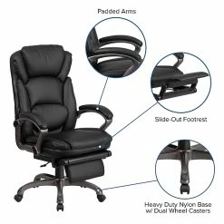 Flash Furniture High Back Leather Executive, Black (BT90279H) -Office Chairs Shop unnamed file 2868