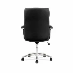 HON Traction High-Back Executive Chair, Fixed Arms, Polished Aluminum, Black SofThread Leather (BSXVL103SB11) -Office Chairs Shop unnamed file 2875