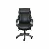 La-Z-Boy Hyland Ergonomic Faux Leather Swivel Executive Chair, Black (CHR10044B)