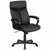 Flash Furniture High Back Black Leather Executive Swivel Office Chair