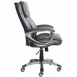 Serta Works Bonded Leather Executive Office Chair, Harvard Gray (CHR200113) -Office Chairs Shop unnamed file 2951